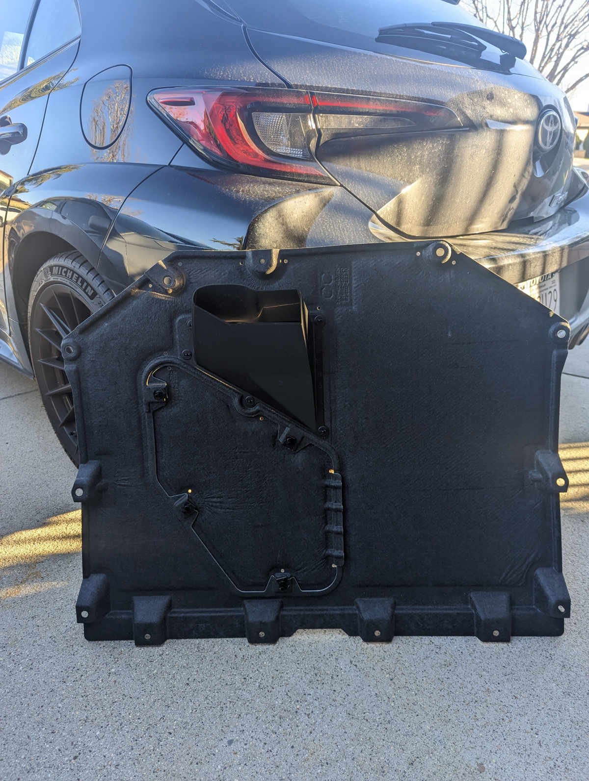 GR Yaris - engine cooling under body panel | Toyota GR Forum for