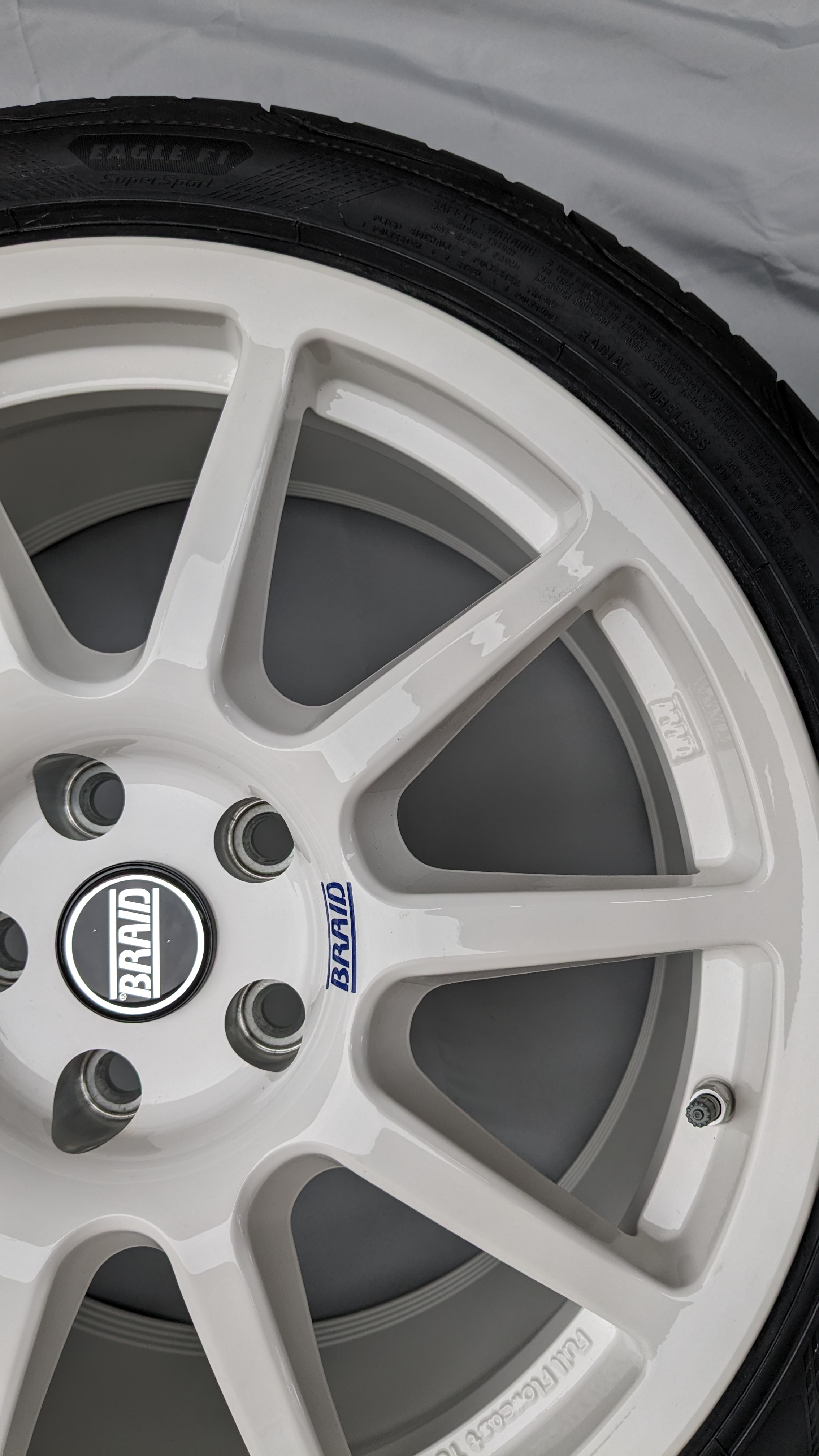 Expired - Braid Fullrace A 18 x 9 Wheel & Tyre £150 | Toyota GR Forum ...