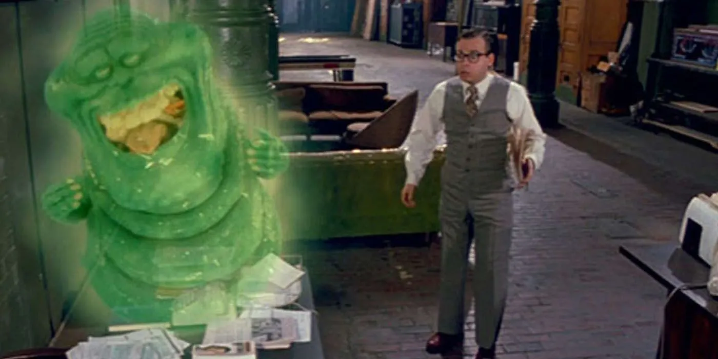 Rick-Moranis-spots-the-Slimer-ghost-in-Ghostbusters.webp
